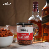 Tandoori almonds healthy nutritious superfood snack with rich spicy flavor